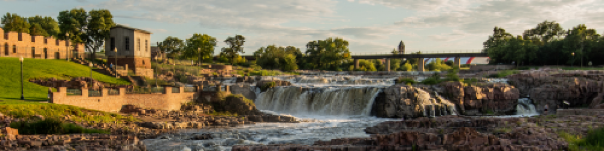Photo of Sioux Falls South Dakota water fall